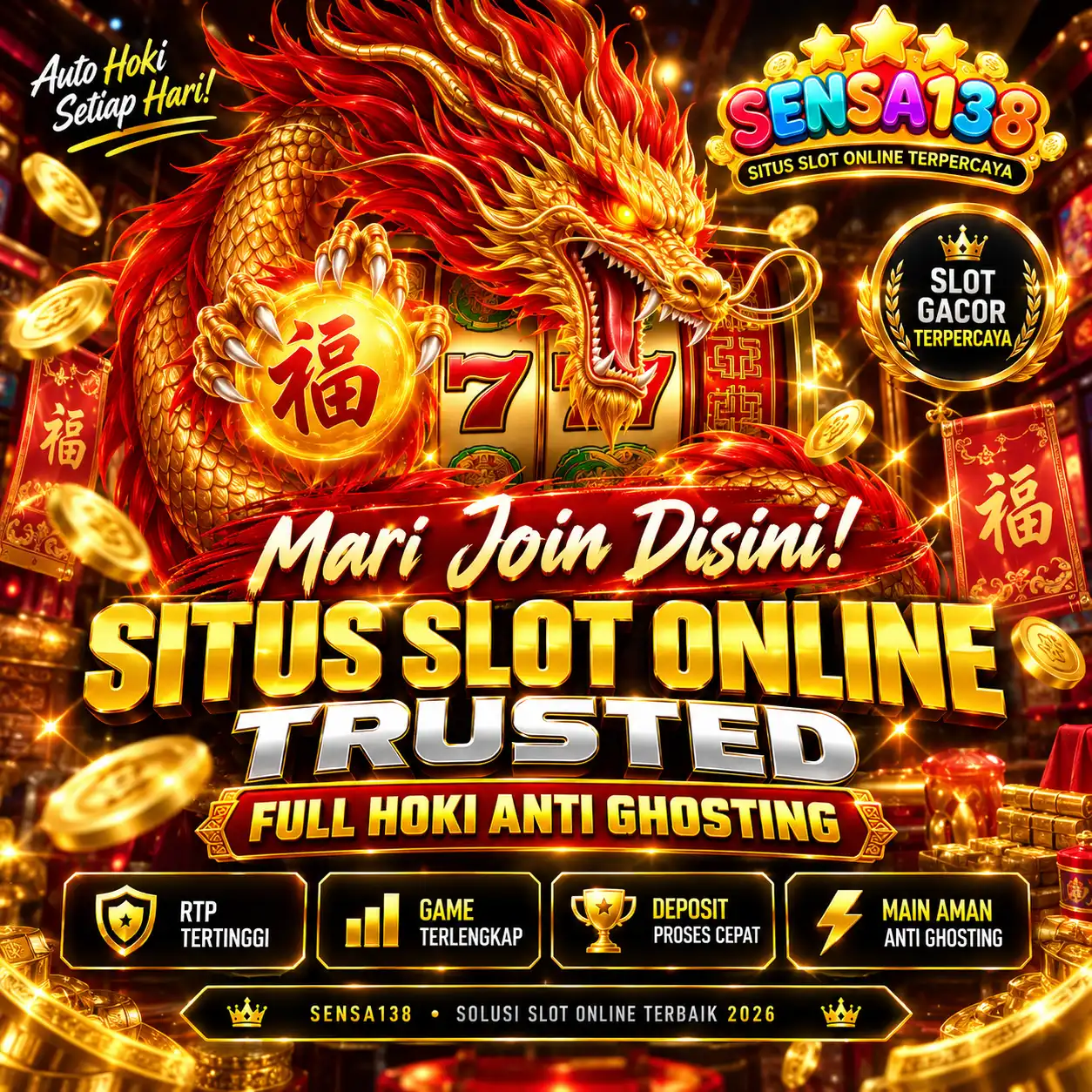 SENSA138 | Mari Join Disini, Situs Slot Online Trusted Full Hoki Anti Ghosting